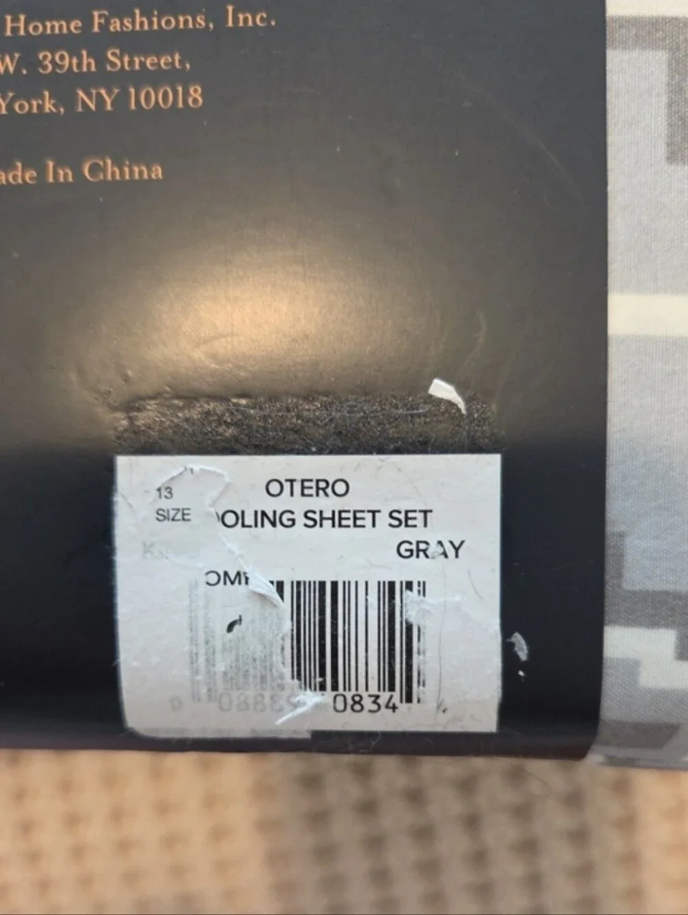 Pendleton Cooling Technology King Sheet Set In Grey Aztec Print